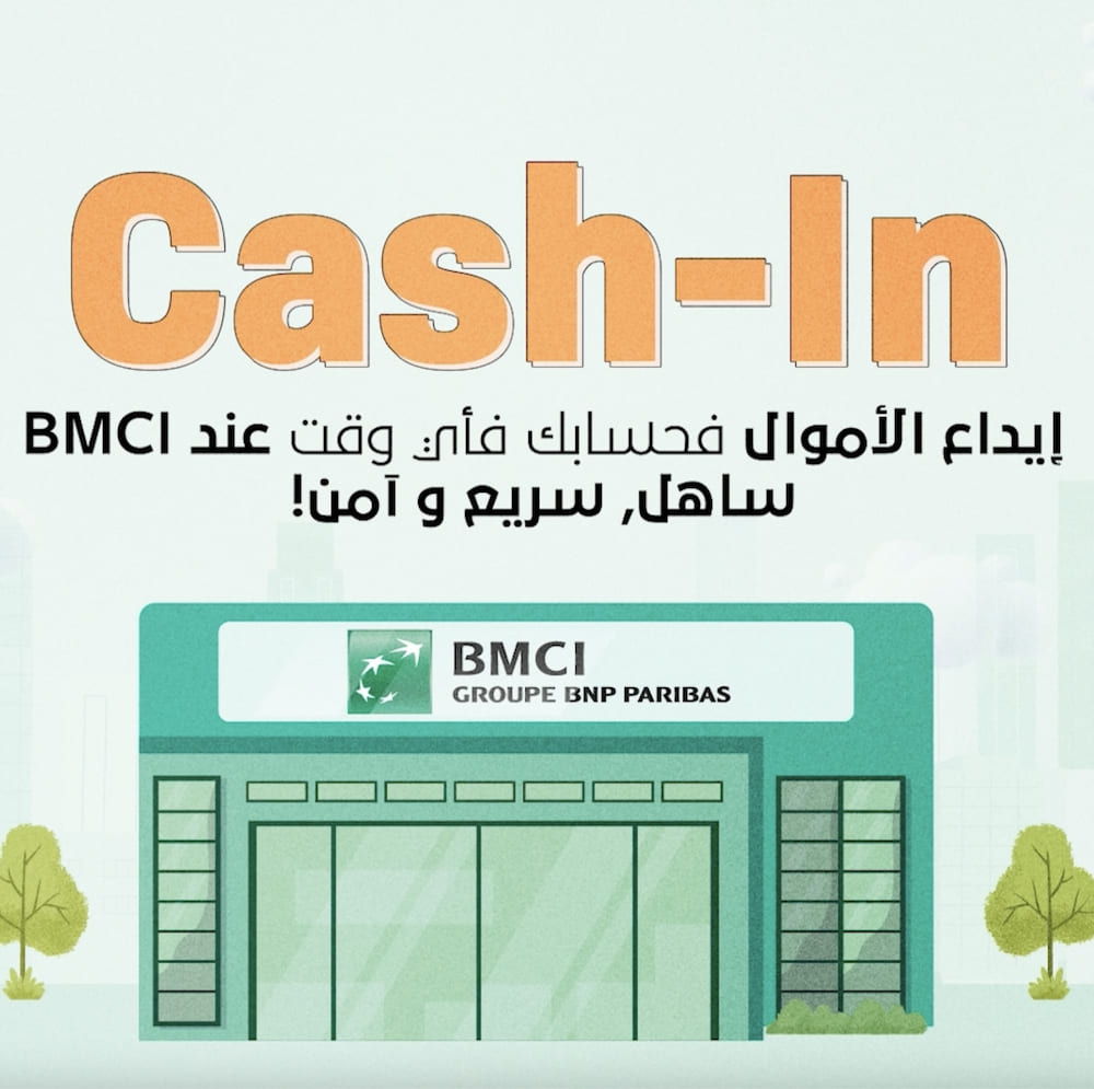 Vidéo explicative en motion design pour BMCI – Service CASH IN